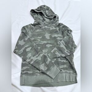 Lucky Brand Green Camouflage Hoodie